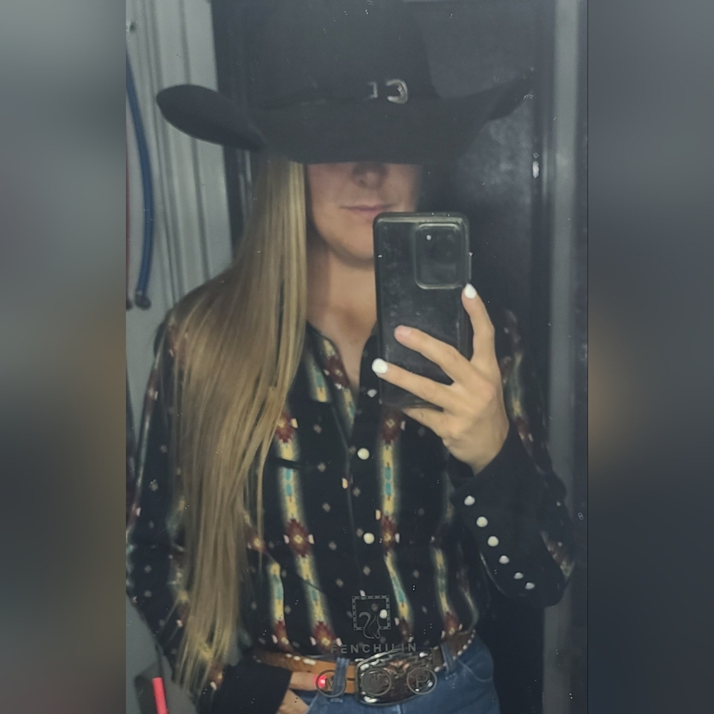 Women's western button up shirt